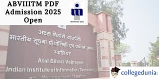 ABVIIITM PDF Admission 2025 Open; Apply by March 31